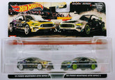 Hot Wheels HCY71 Premium 2 Pack Ford Mustang RTR SPEC 5 (For Ages 3 and Up)